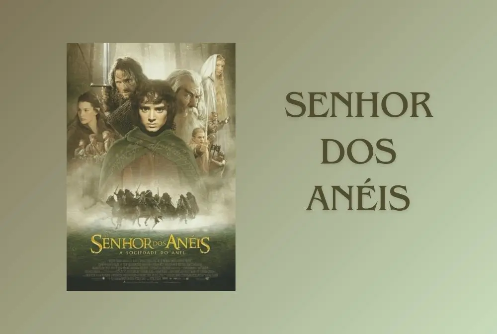 imagem de capa de um dos livros da serie Senhor dos Anéis